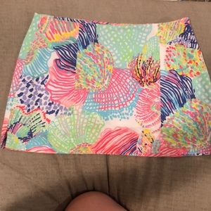 Lilly Pulitzer size 12 skort bright multicolored print